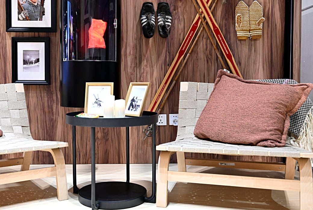 Detaljbilde av stand. Messebyrå, messestand, messestand design, messedesign, messekonsept, messeløsning, expo, standleverandør europa
