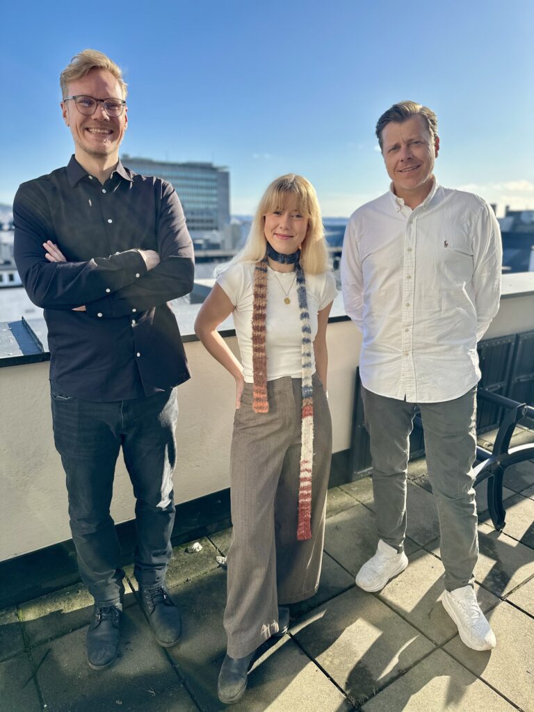 Adrian Lervåg Skår, Sofie Michelsen Hoffmann og Herman Christoffersen.